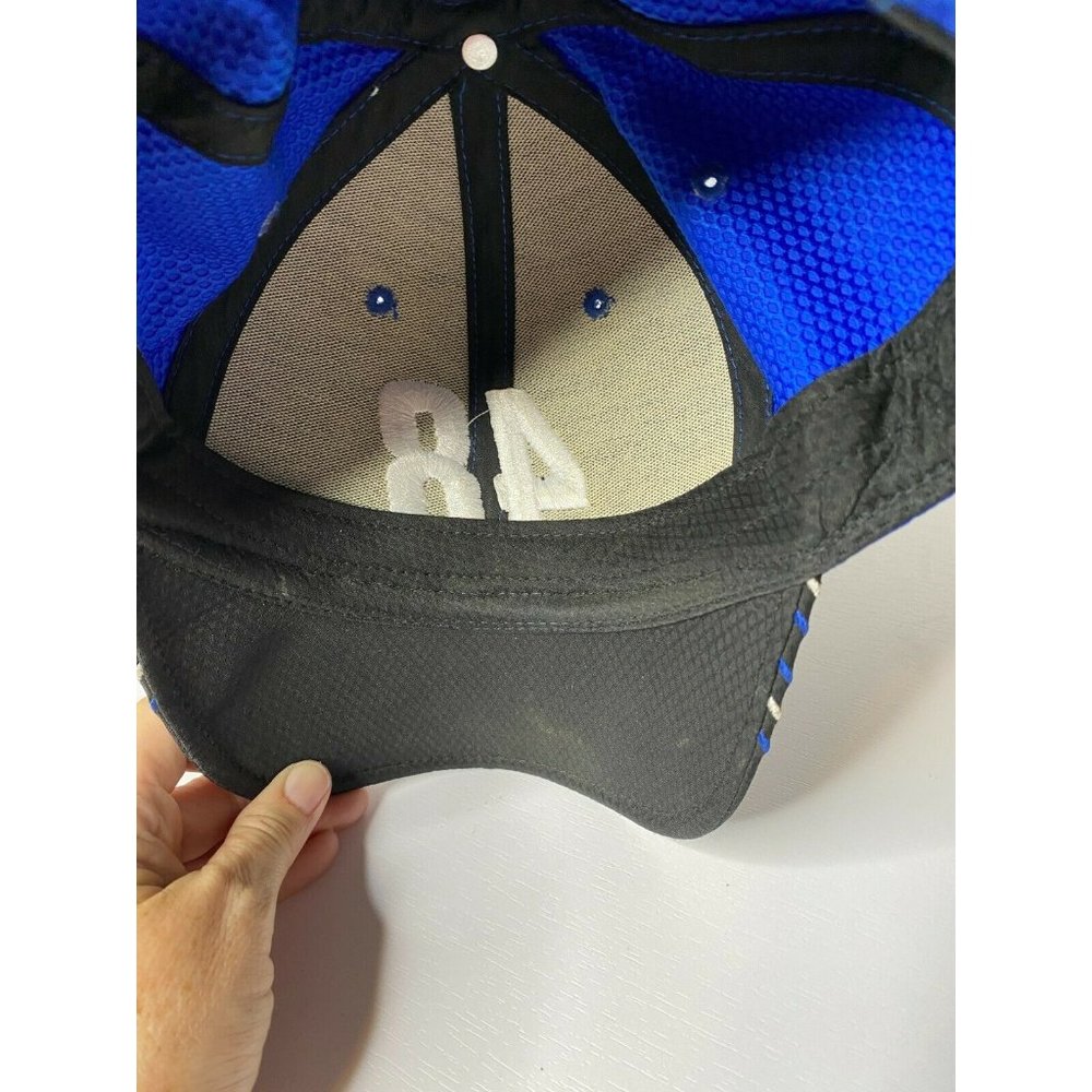 NASCAR Jimmy Johnson #48 Team Lowe Racing Blue Adjustable Strap Back Cap/Hat OS - Picture 7 of 11